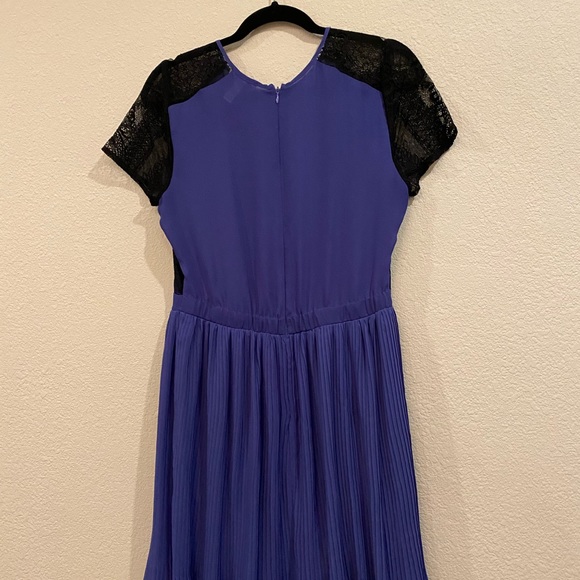 Purple and black lace a line dress Macy’s Impulse - Picture 3 of 3